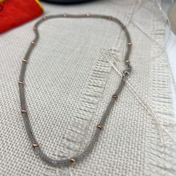 Vintage 925 Sterling Silver MILOR Italy Necklace – Estate Collection - Picture 11 of 14